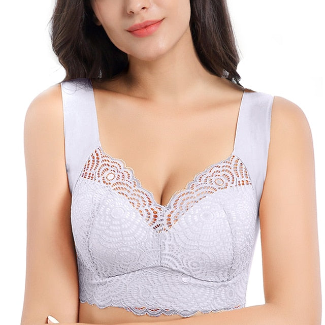 Wire-Free Lace Bra