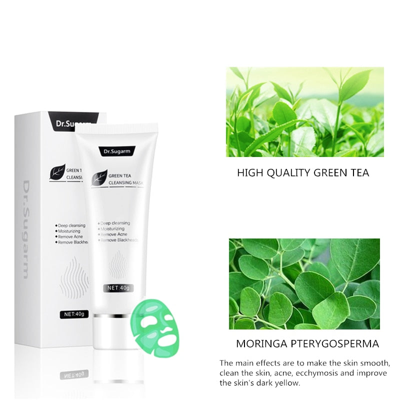 Dr. Sugarm Green Tea Moisturizing Mask